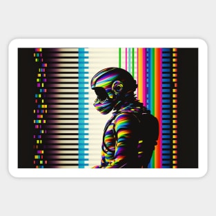 Space Monday, OP-ART Sticker